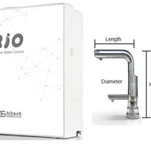 RIO - ioniseur d'eau alcaline sous évier, pH 11, 9 plaque de titanium - EOS Hitech – Image 3